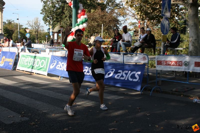 Spar Budapest Maraton 2009 Salamon Dániel,Tiszakécske, Benácsi Szandra Spar Budapest Maraton, Salamon Dániel,Tiszakécske, Benácsi Szandra