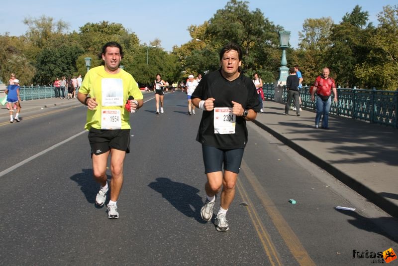 Spar Budapest Maraton futás 2009 Lebek Miklós, Bodor Gyula Pócsmegyer Spar Budapest Maraton futás 2009, Lebek Miklós, Bodor Gyula Pócsmegyer