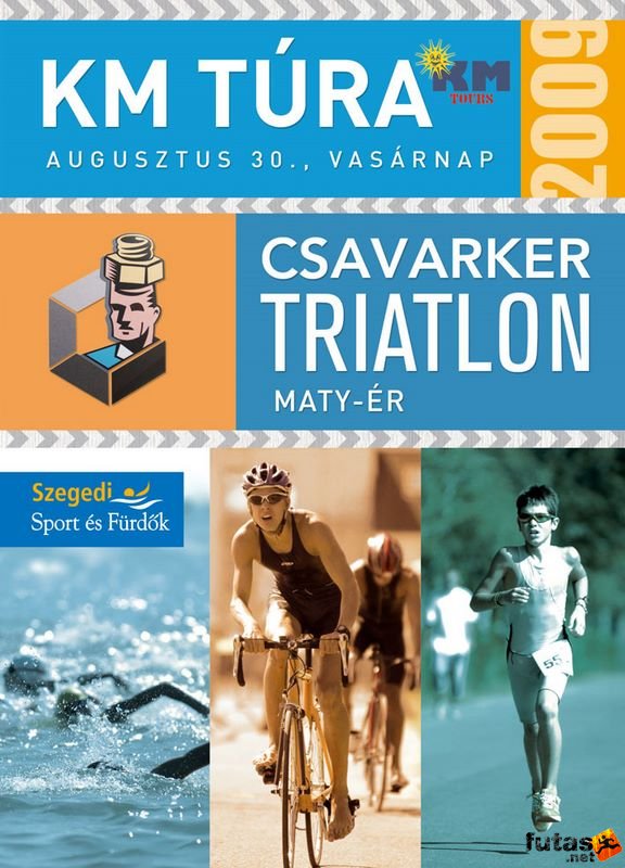 Szeged Csavarker Triatlon Sprint, csavarkerl_triatlon_szeged.jpg, Szeged Csavarker Triatlon, Sprint táv