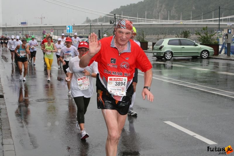 Budapest Maraton futás esőben, Wantz Christian, FRA Colmar M.C. Ingersheim