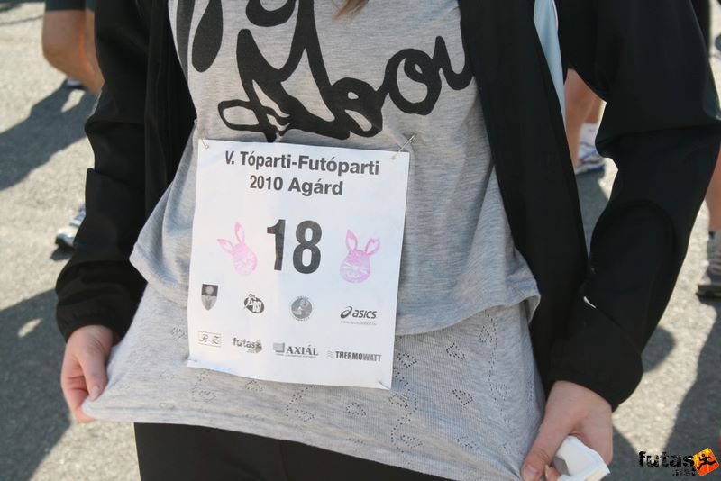 V. Tóparti Futóparti Agárd, V. Tóparti Futóparti rajtszám