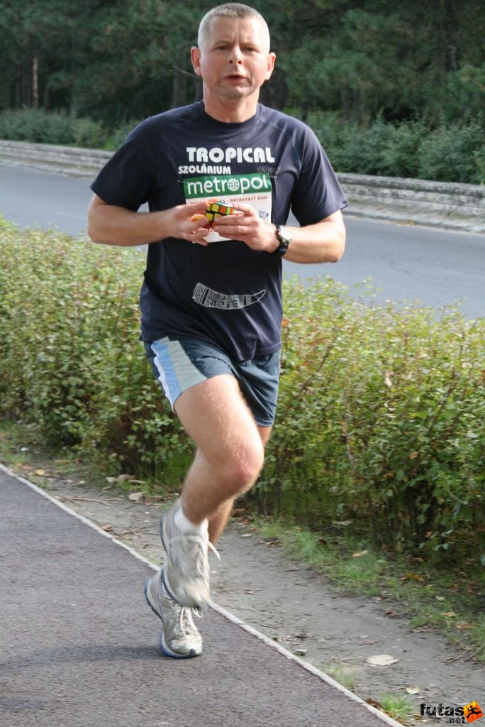 Marathon Breakfast Run Budapest, kockával