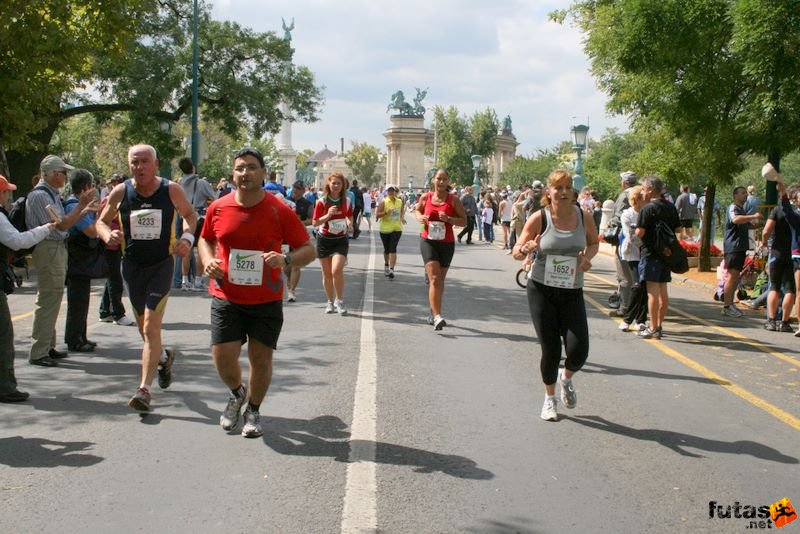 Nike Félmaraton budapesti futóverseny célja a Városligetben, Hősök tere - Városliget