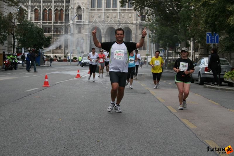 Nike Félmaraton futás Budapest, 500-as rajtszám