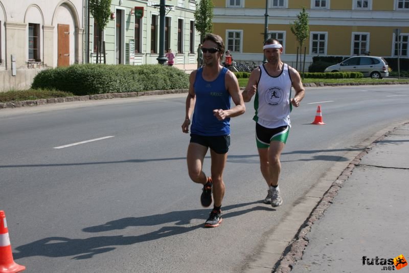 Sárvár futás ultrafutás, Krisz az élen