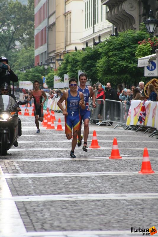 ITU Triathlon World Championship Elite Men, Hungary Budapest, JAVIER GOMEZ and ALISTAIR BROWNLEE