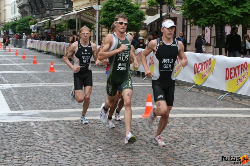 ITU Triathlon World Championship Elite Men, Hungary Budapest, MAIK PETZOLD, BRAD KAHLEFELDT, STEFFEN JUSTUS