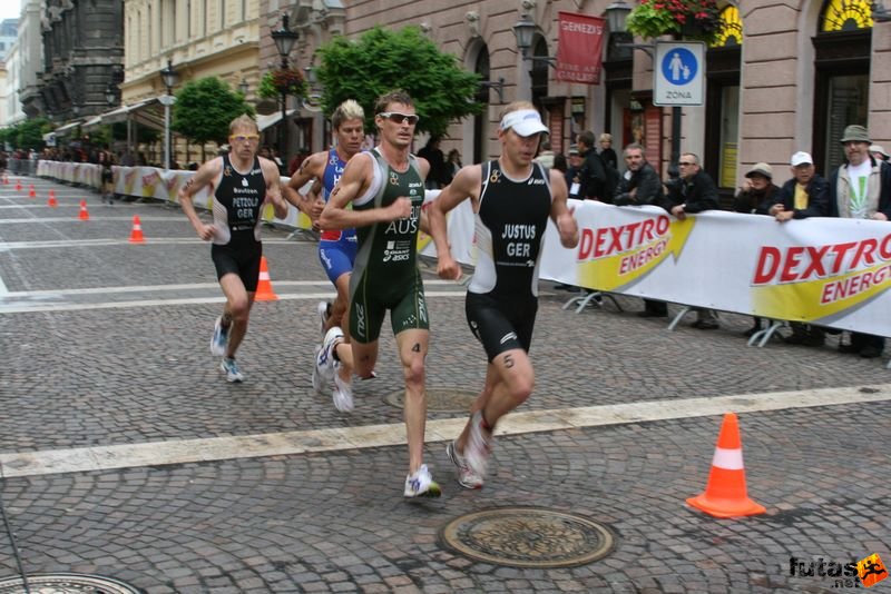 ITU Triathlon World Championship Elite Men, Hungary Budapest, BRAD KAHLEFELDT, STEFFEN JUSTUS