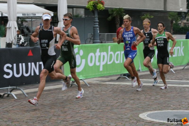 ITU Triathlon World Championship Elite Men, Hungary Budapest, STEFFEN JUSTUS, JOAO SILVA, DAVID HAUSS, MAIK PETZOLD, JOAO SILVA