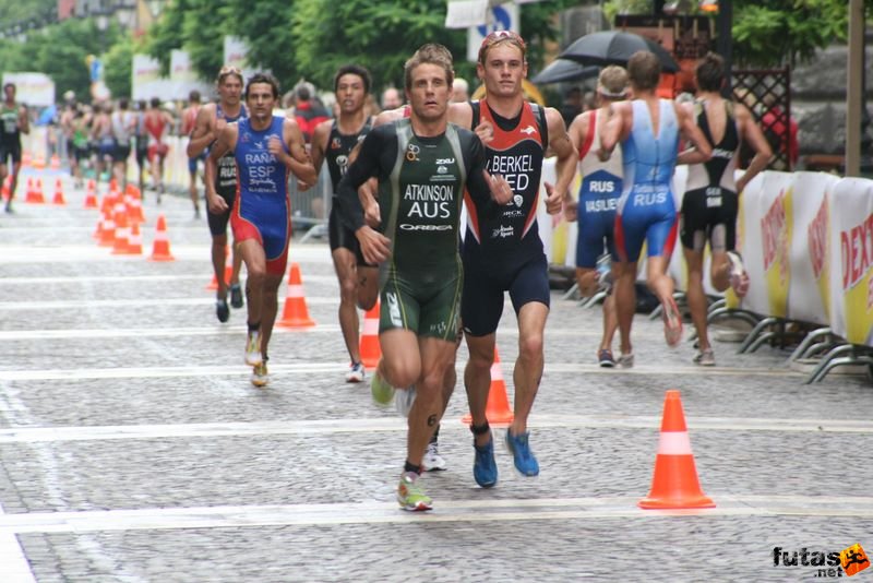 ITU Triathlon World Championship Elite Men, Hungary Budapest, COURTNEY ATKINSON, JAN VAN BERKEL