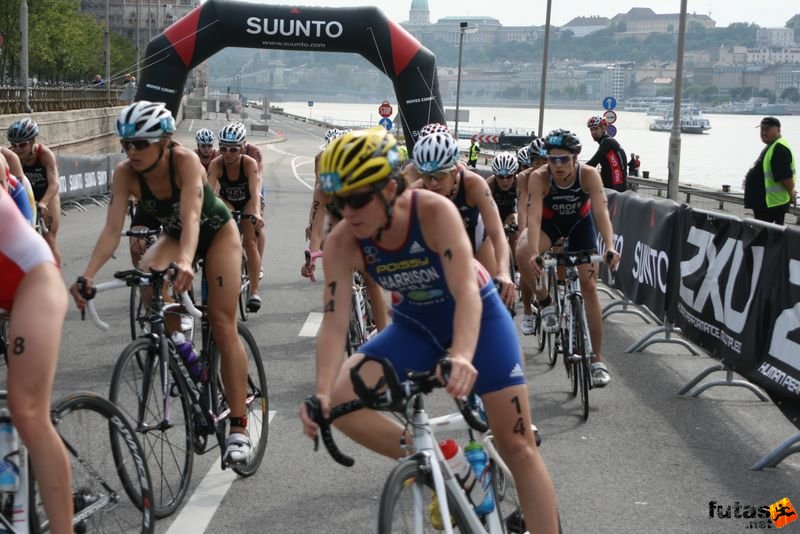 Triathlon World Championship Elite Women bicycle race, JESSICA HARRISON