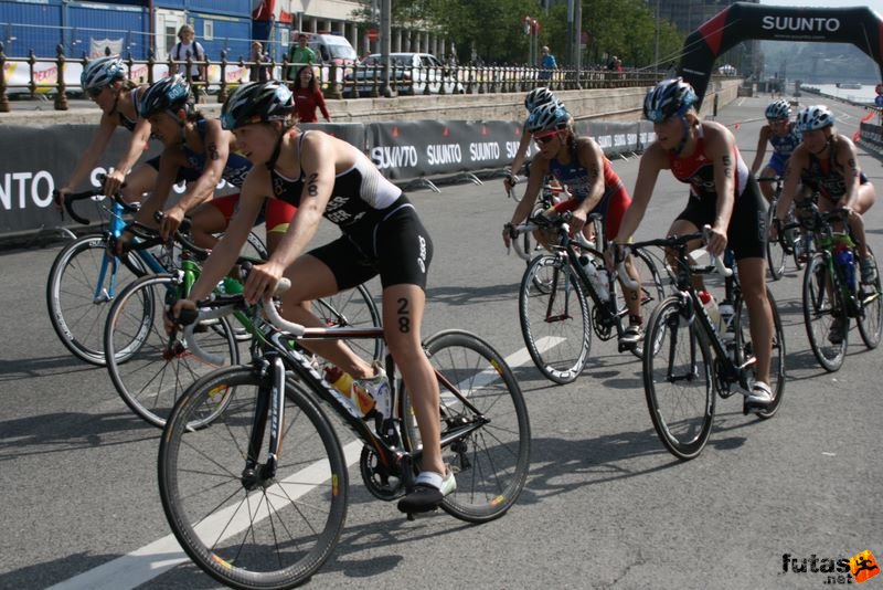 Triathlon World Championship Elite Women bicycle race, KATHRIN MULLER	GER