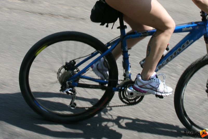 Margitsziget Triatlon, kerékpározás Nike futócipőben