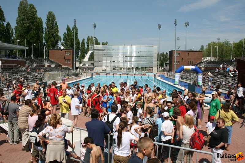 Margitsziget Triatlon, triatlon eredményhirdetés Hajós Alfréd uszoda