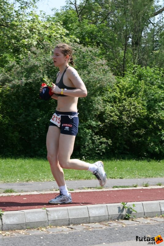 Triatlon Tour Budapest Margitsziget, HÉGER NÓRA ZSUZSANNA triatlon futás Margitsziget