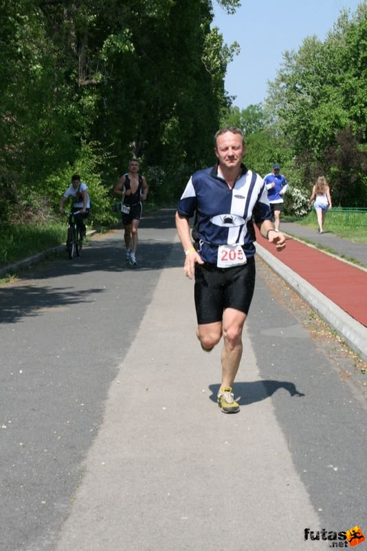 Triatlon Tour Budapest Margitsziget, THOMASZOVICS  TIVADAR triatlon futás