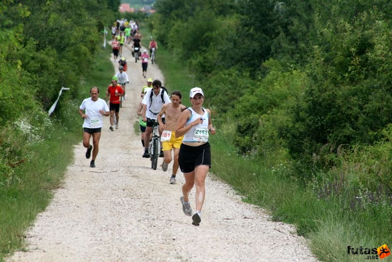 Ultrabalaton futás 2010 futás futók Dörgicse után, Búvárbékák