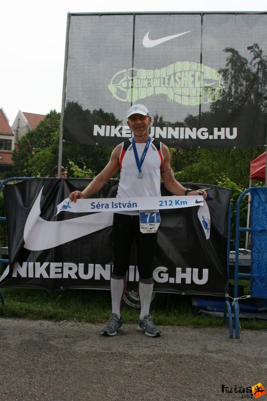 Ultrabalaton Tihany, Steve after 212 km running