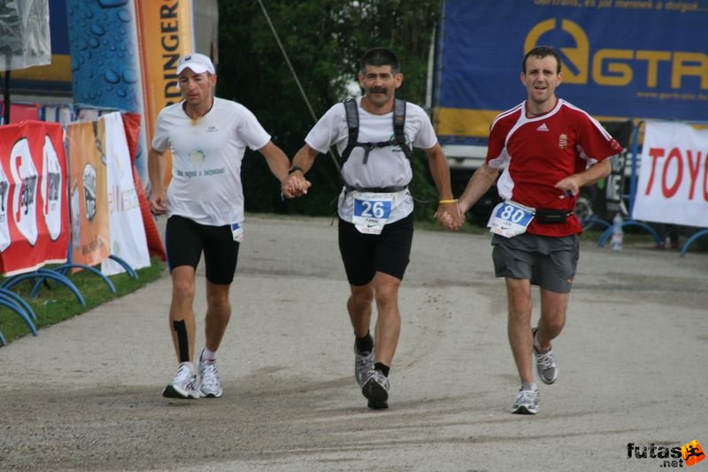 Ultrabalaton Tihany, Bökönyi Zoltán, Egyed János, Lesi Zoltán 212 km futás
