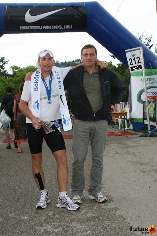 Ultrabalaton Tihany, Böki és Csike a célban