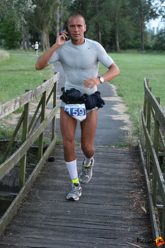 Ultrabalaton Ultrafutás, Saccani Carlo speaking Ultrabalaton finisher