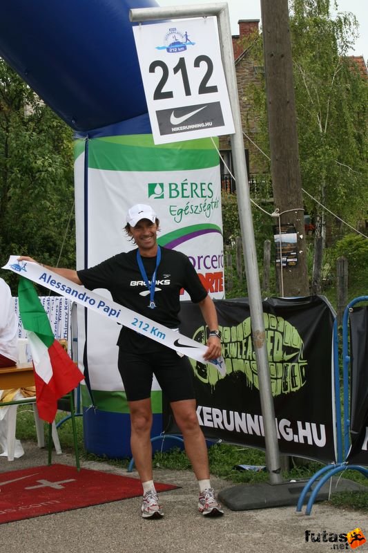 Ultrabalaton Ultrafutás, Papi Alessandro Ultrabalaton finisher 212 km running