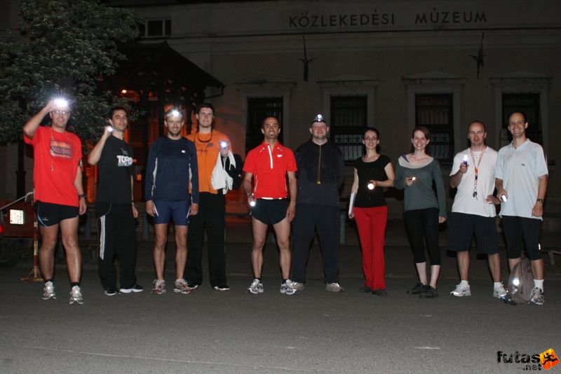 Városliget Zseblámpás futás, egy hónap múlva találkozunk újra  a Városligetben a Közlekedési Múzeumnál