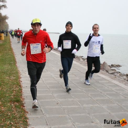 Leitner Béla , Szirák Ádám, Szirák Szabolcs Balaton Maraton futás