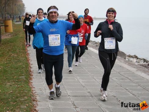 Demény Csaba, Blasko Katalin félmaratoni futók Balaton Maraton futás