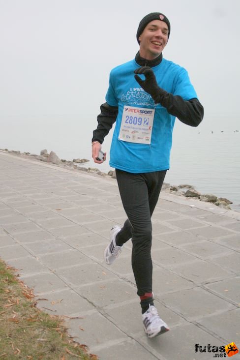 Vegyes páros futócsapat Balaton Maraton futás