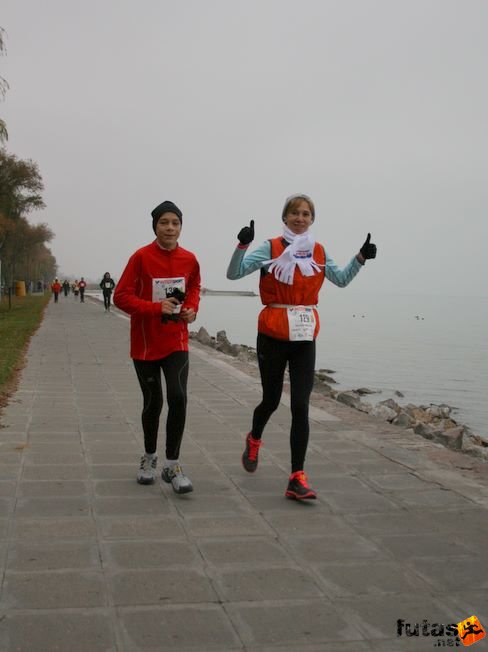 Bohus Marcell és Krisztina maratoni futók Balaton Maraton futás