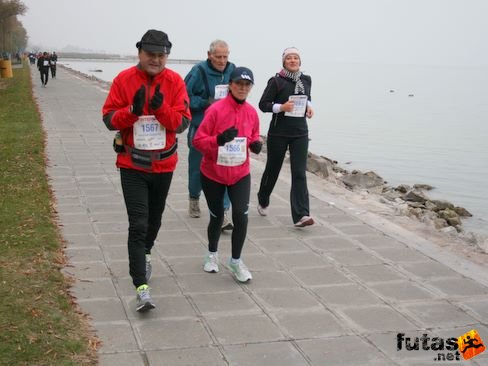 Szabó Csaba és Szabó Csabáné Balaton Maraton futás