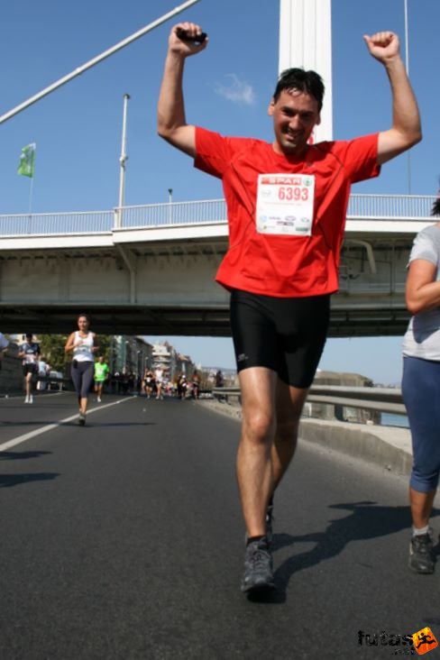 Kiss László Budapest Marathon futás