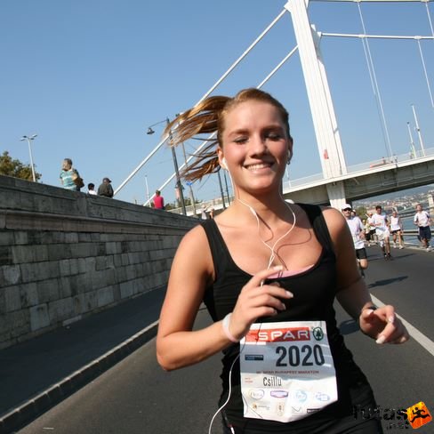 Csillu Budapest Marathon futás