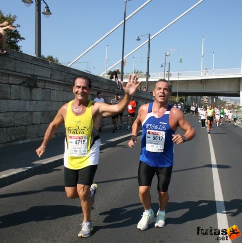 Lucaselli Francesco, Pino Angelo Crispiano Budapest Marathon futás