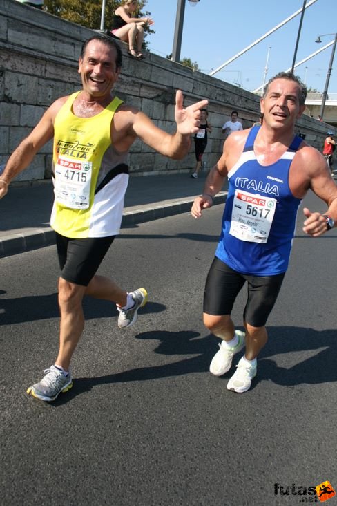Lucaselli Francesco, Pino Angelo Budapest Marathon futás