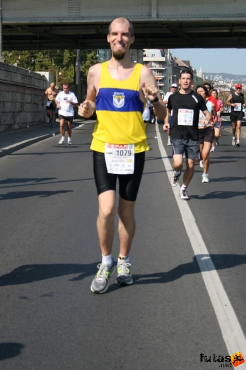 Ádám Budapest Marathon futás