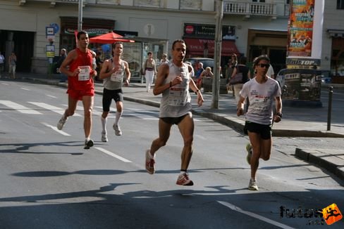 Beda Szabolcs, Szabó Gábor maraton futók Budapest Marathon futás