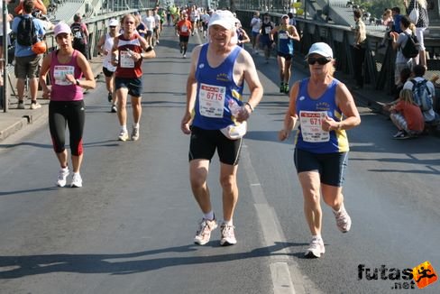 Bracq Alfred, Bracq Claudette Budapest Marathon futás
