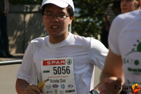 Chan Nicholas Budapest Marathon futás