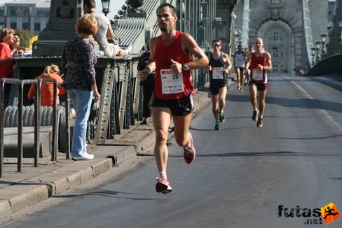 Szalóki Róbert, Makár László, Szirmai Zoltán Budapest Marathon futás