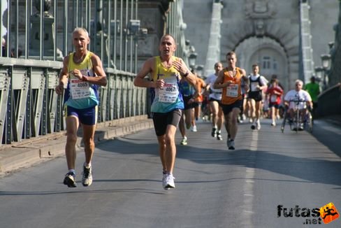 Patrick and Jean Budapest Marathon futás