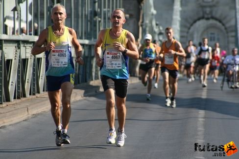 Patrik, Jane Budapest Marathon futás