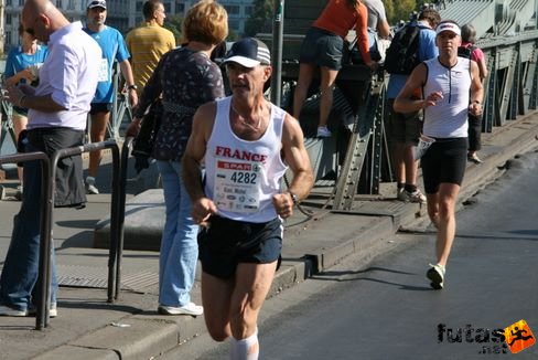 Giani Michel Budapest Marathon futás