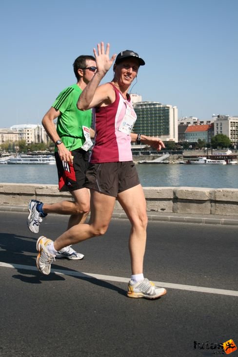 Balázsi Zoltánné Budapest Marathon futás