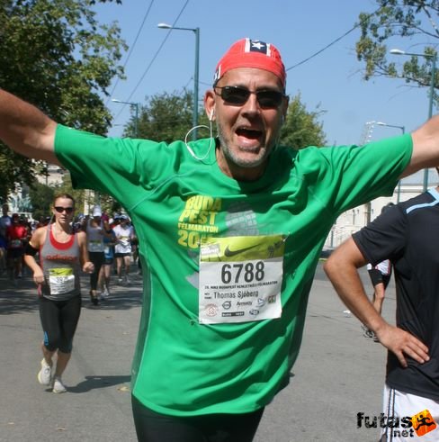 Thomas Sjöberg Budapest Félmaraton futás