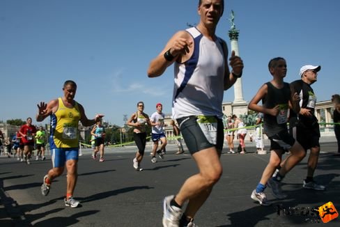 Budapest half marathon  running 7920 Budapest Félmaraton futás