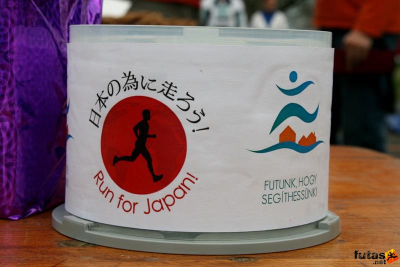 Depónia Tóparti-Futóparti futás előtt, Run for Japan - fussunk, hogy segíthessünk