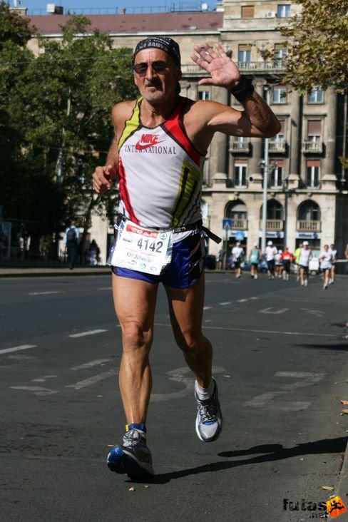 Karl Schweifer Budapest Marathon futás