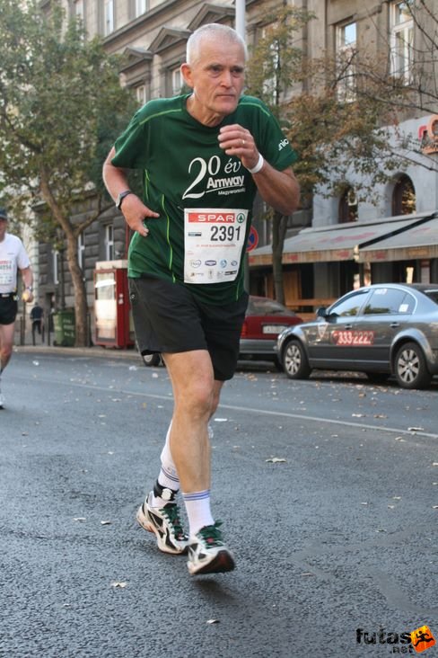 Mágyel István, tatabányai futó Budapest Marathon futás